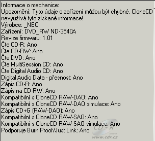 NEC ND-3540A - CloneCD