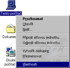 Windows 98 - Tento počítač - Vlastnosti