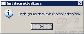 Úspěšné dokončení integrace Rollup Update do instalačky Windows 