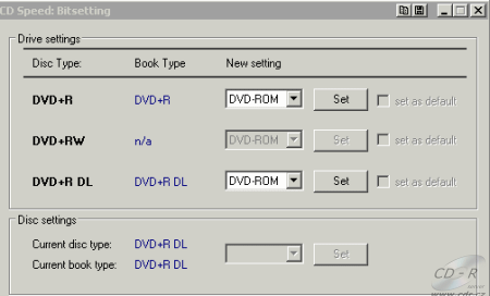 LG GSA-4165B - Bitsetting