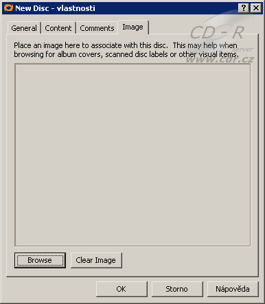 OpdiTracker: Možnost přidat obrázek pro vložený disk