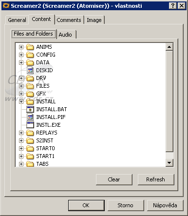 OpdiTracker: Detekované Mixed Mode CD - datová část