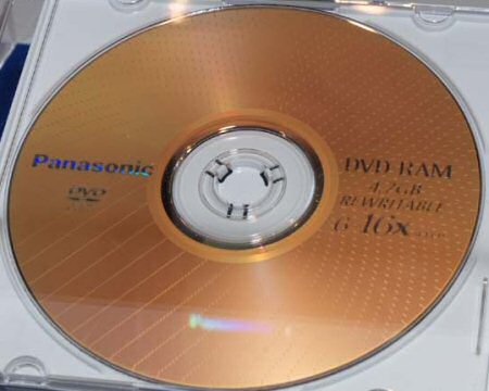 DVD-RAM 16× médium Panasonic