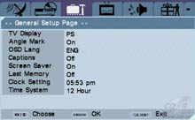 SiGMATeK PVR-1210: General Setup Page