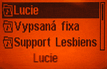 Zobrazení adresářů v navigátoru