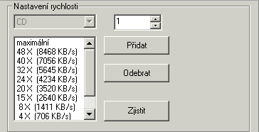 LG GSA-2166D - rychlosti čtení CD