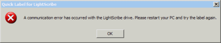 LG GSA-2166D - LightScribe error 2