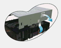 Sony DRU-810A - mřížka ventilace