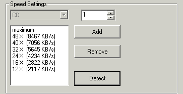 Sony DRU-810A - rychlosti čtení CD