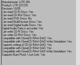 LiteOn LTR 32123S CloneCD