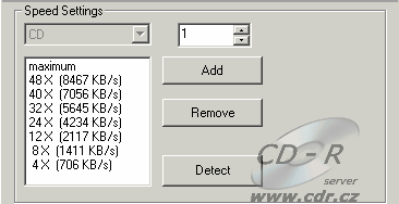 Rychlosti čtení CD