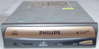 Philips CDRW 400 přední panel