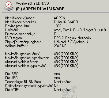 AOpen DUW1616/ARR - Alcohol 120%