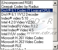 DivX 6.1 ve VirtualDubMod s procesorem Athlon 64 FX-57