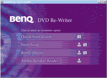 BenQ DW1655 - CD-ROM BenQ