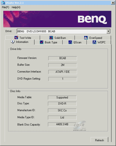 BenQ DW1655 - QSuite