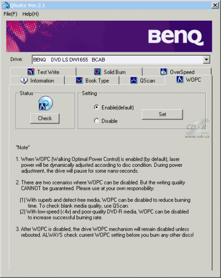 BenQ DW1655 - QSuite WOPC