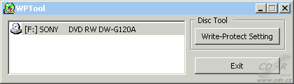 Sony DW-G120A - WP Tool