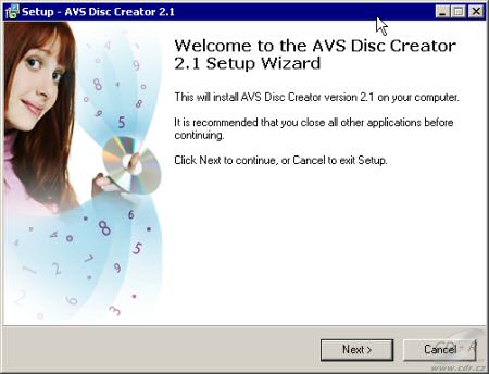 AVS Disc Creator - install wizard