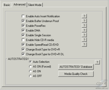 Plextor PX-755A - PlexTools advanced