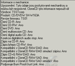 Samsung SH-W163A - CloneCD