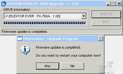 Plextor PX-760A - firmware 2