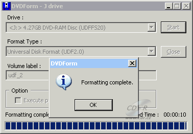 NEC ND-7551A - DVDFomr formát UDF 2.0