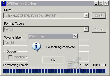 NEC ND-7551A - DVDFomr formát FAT 32