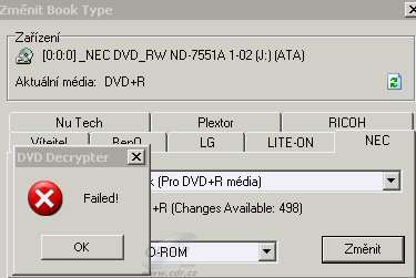 NEC ND-7551A - DVD Decrypter Book Type