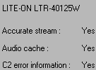 LiteOn LTR-40125W EAC C2 error