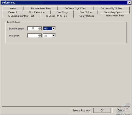 PlexTools Professional HDD Preferences