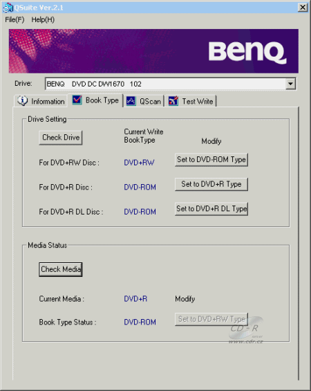 BenQ DW1670 - QSuite Book Type