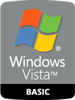 Windows Vista Basic logo pro certifikaci HW