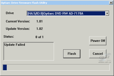 Optiarc AD-7170A - firmware 1