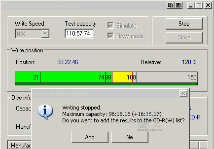 LG GBW-H10N - CDspeed overburn