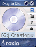 Creator 9 Drag-to-Disc