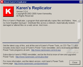 Karen's Replicator - about