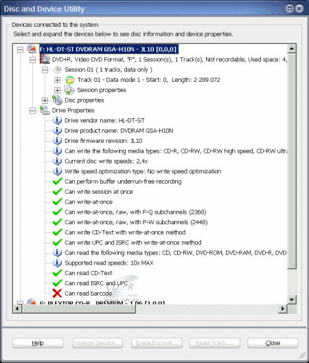 Creator 9 Clasic - disc and device utility