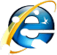 Děravý Internet Explorer 7 logo