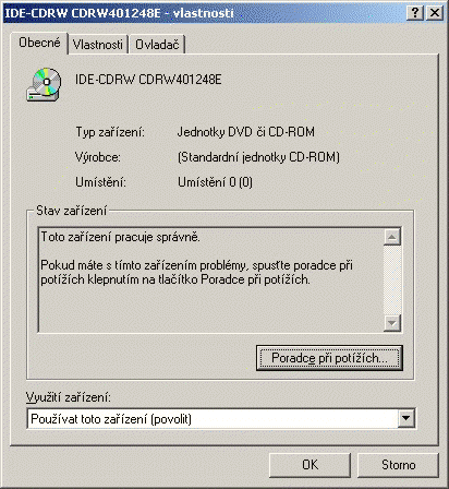 Intenso před upgradem