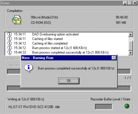 LG GCC-4120B Nero overburn 98:48