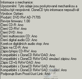 Optiarc AD-7170S - CloneCD