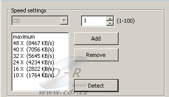 Rychlosti čtení CD