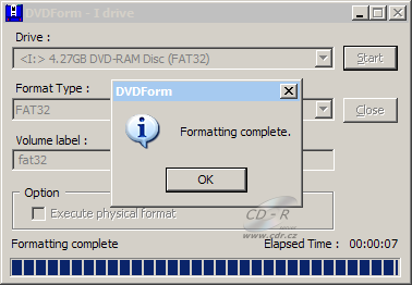 Samsung SH-S183L - DVDForm formát FAT 32