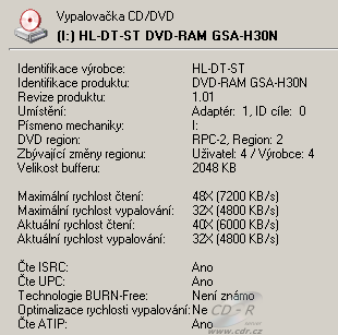 LG GSA-H30N - Alcohol 120%