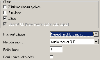 Nero AMQR settings