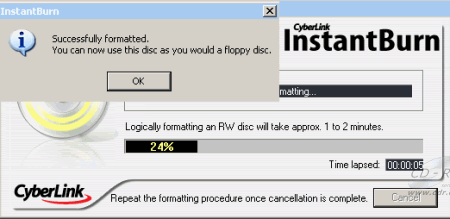 HP dvd-1040e - InstantBurn formát DVD-RAM 5×