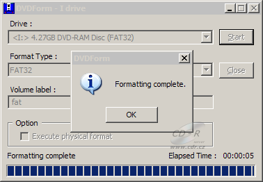 Samsung SH-S203B - DVDForm UDF FAT32 12×