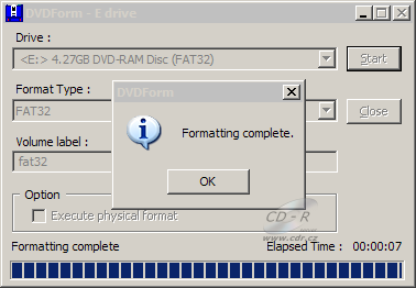 LG GGC-H20L - DVDform formát FAT 32