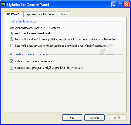 LG GGC-H20L - LightScribe: Extended Label Contrast Utility